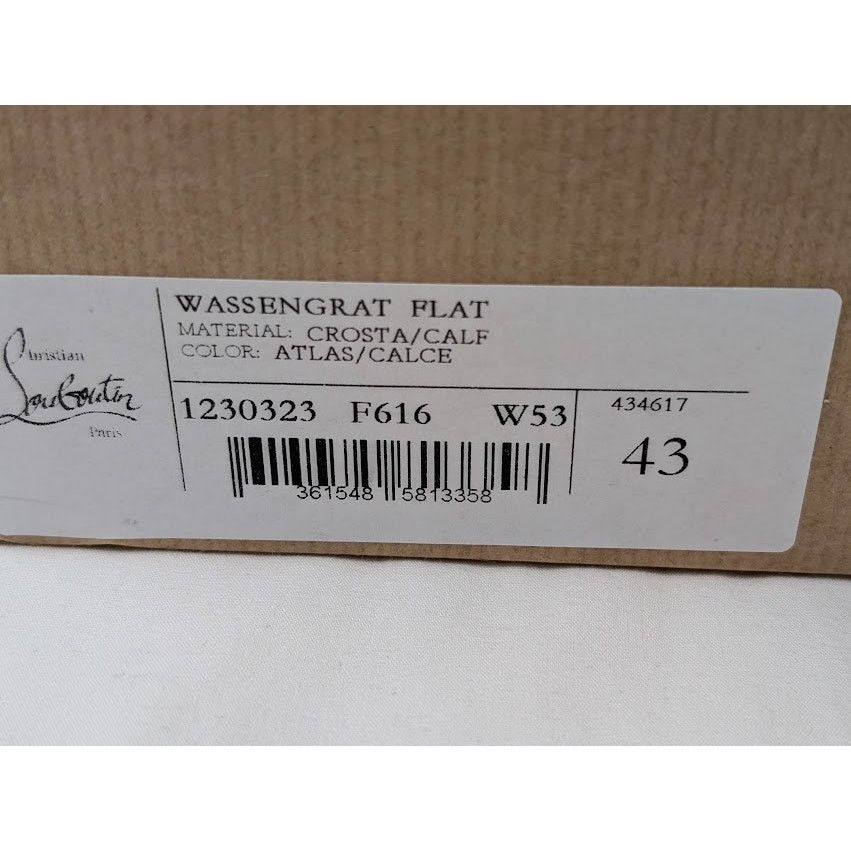 Christian Louboutin o1rshd1 Wassengrat Flat Boots in Atlas/Calce Size US 10 / EU 43 - 18 Thumbnail