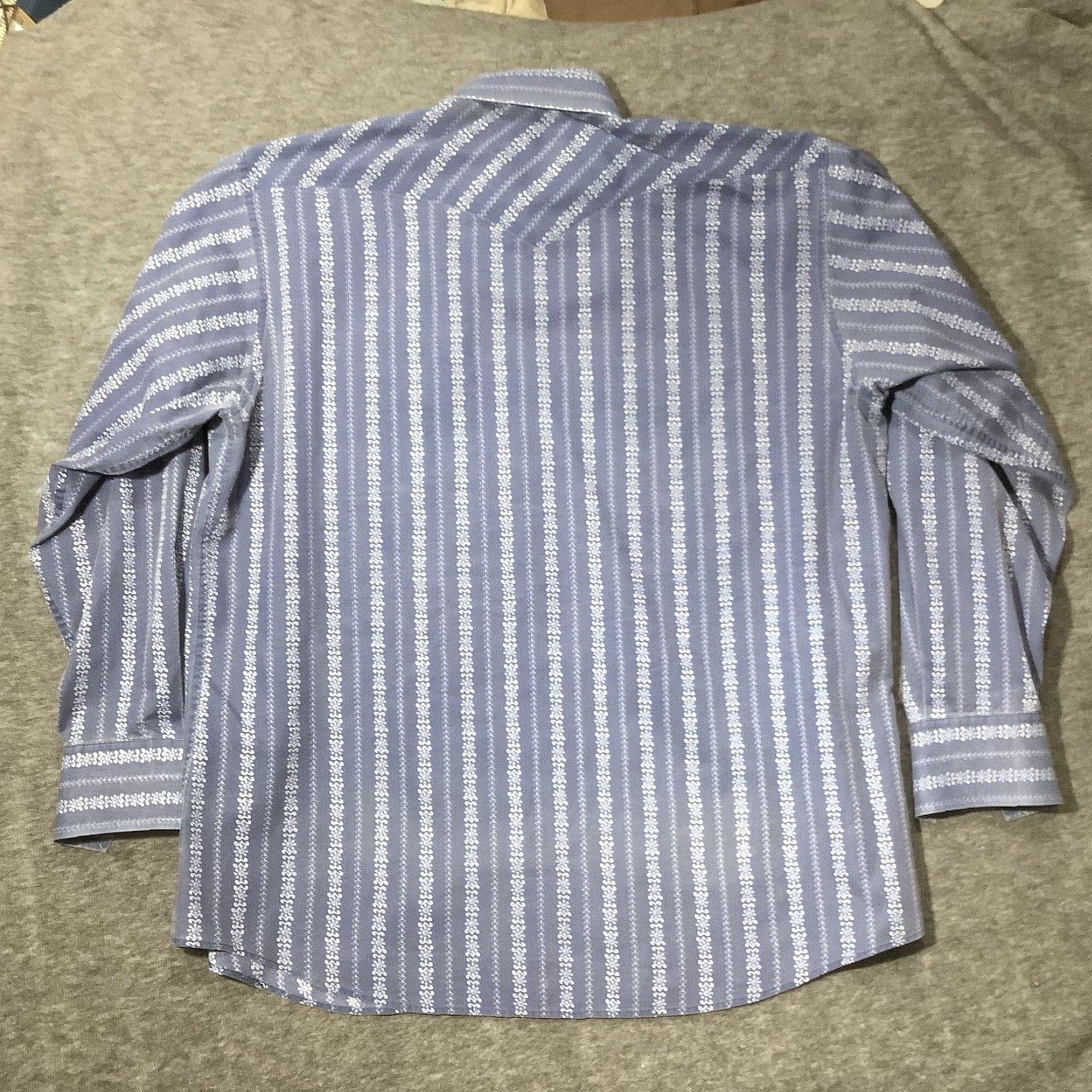 Vintage VINTAGE Panhandle Slim Western Shirt Blue Mens XL Pearl Snap Floral Cowboy Long Sleeve Size US XL / EU 56 / 4 - 6 Thumbnail