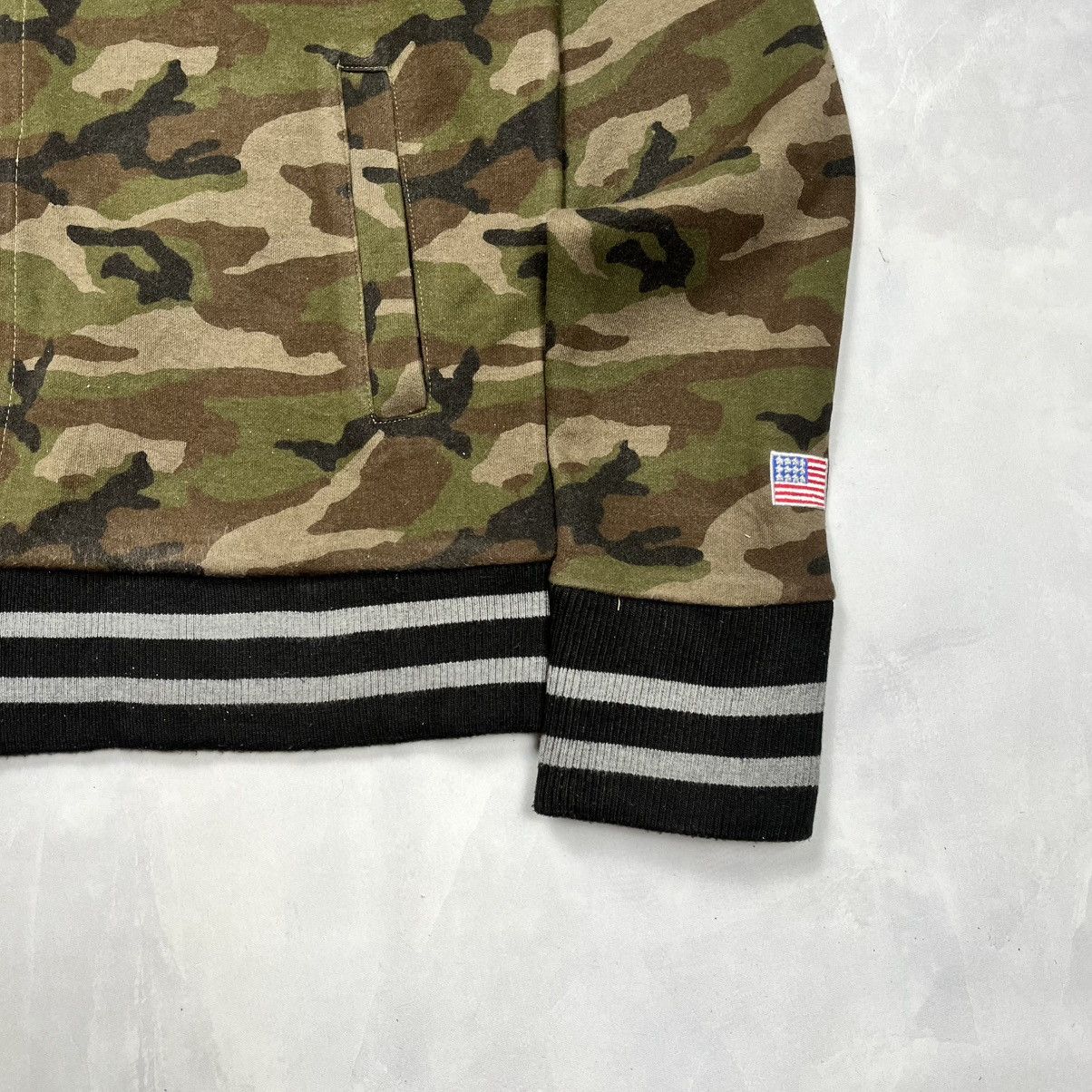 If Six Was Nine Apocalypse Bono Hoodie Double Zipper Cammouflage Size US M / EU 48-50 / 2 - 8 Thumbnail