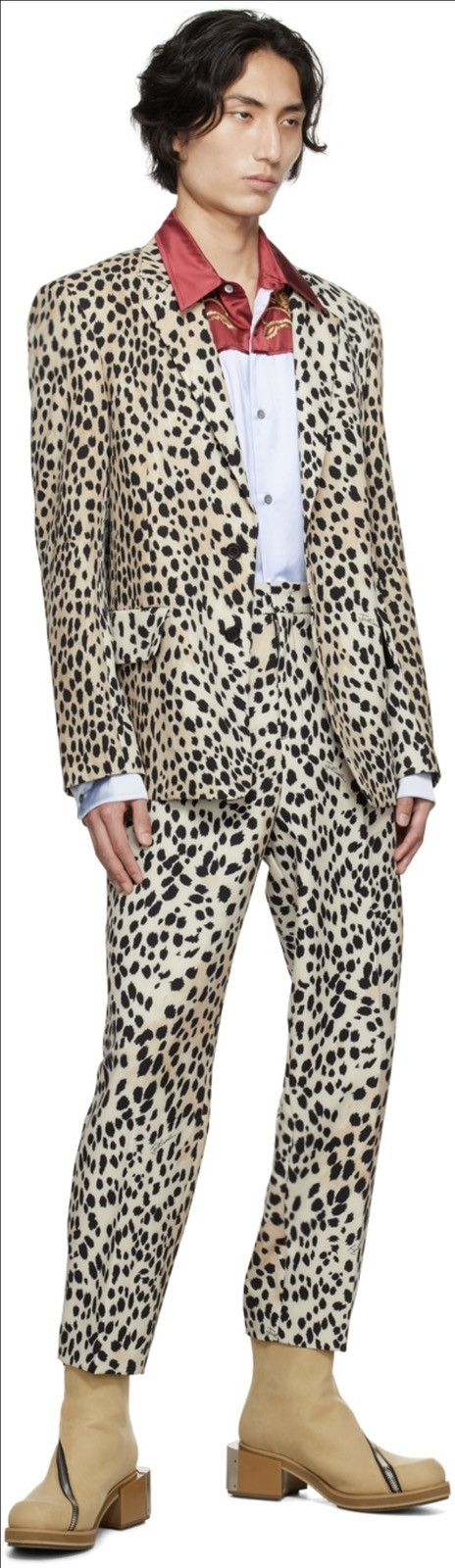 Just Cavalli !DS! FW22 Just Cavalli Leopard Print Natural Casual Pants Size US 32 / EU 48 - 4 Thumbnail