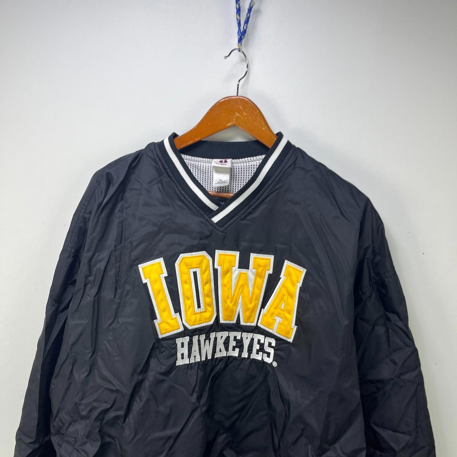 Other Vintage 90s Iowa Hawkeyes Pullover Windbreaker Jacket XL Size ONE SIZE - 2 Thumbnail