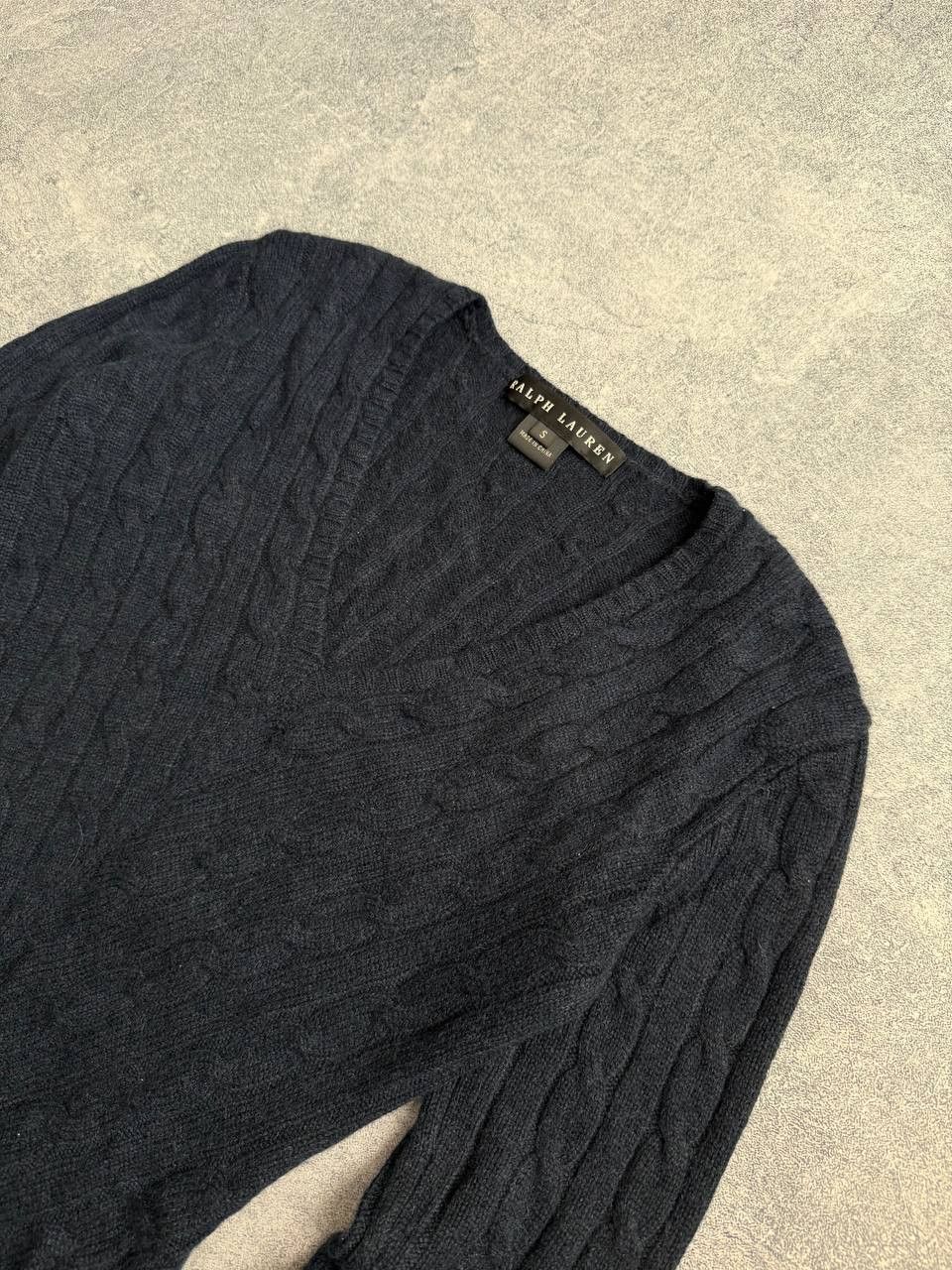 Polo Ralph Lauren Ralph Lauren Black Label Cable-Knit 100% Cashmere Sweater Size S / US 4 / IT 40 - 5 Thumbnail