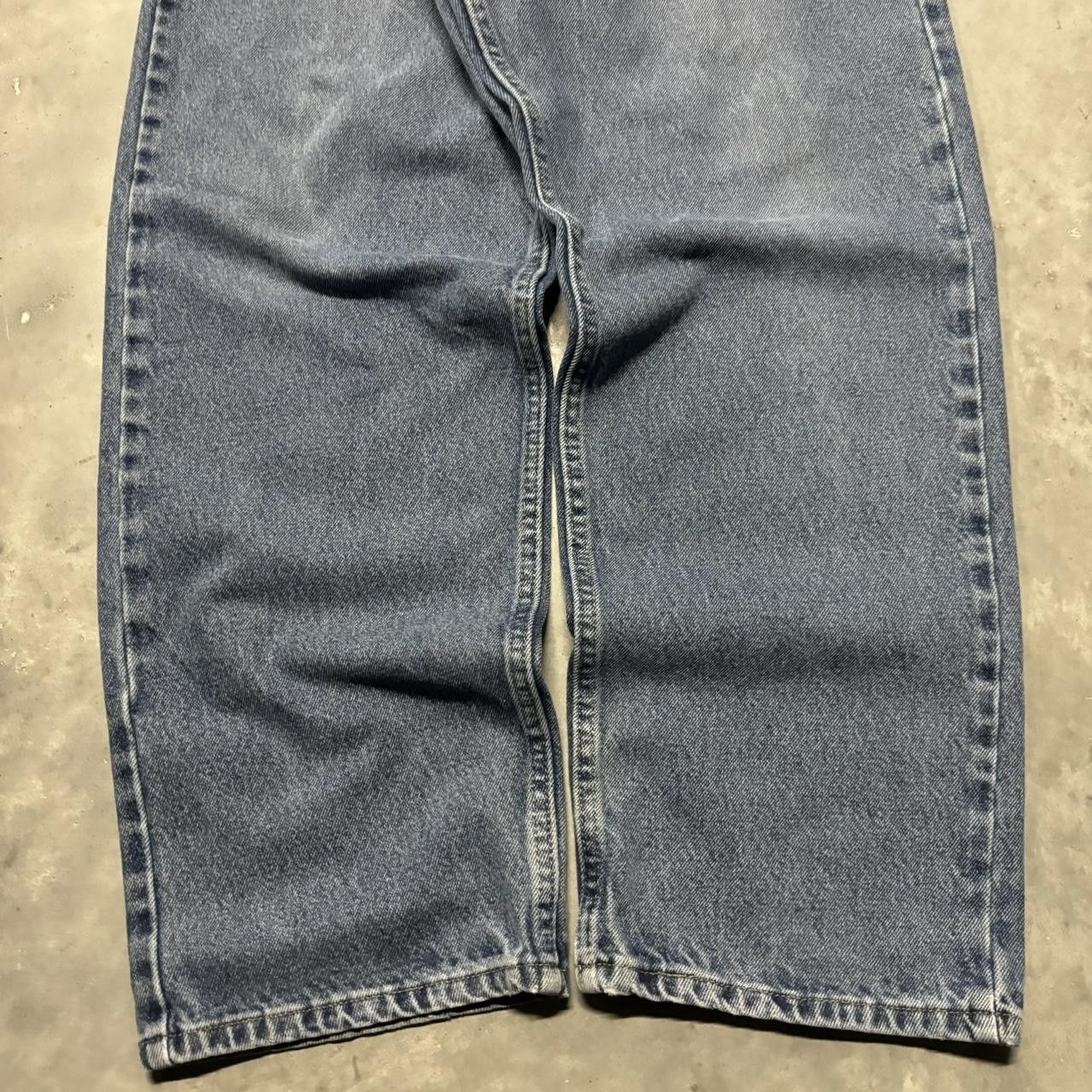 Japanese Brand × Vintage Crazy Vintage Y2K/2000s Baggy Medium Wash Denim Jeans! Size US 38 / EU 54 - 6 Thumbnail