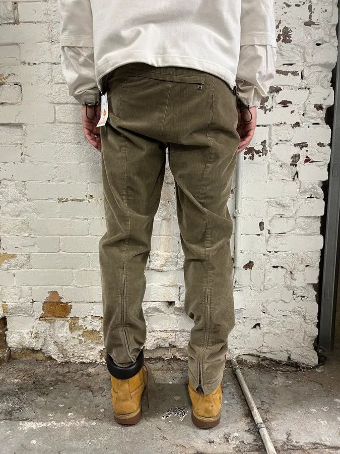 Prada 2000s Prada Linea Rossa Beige Corduroy Velvet Pants Size US 32 / EU 48 - 3 Thumbnail