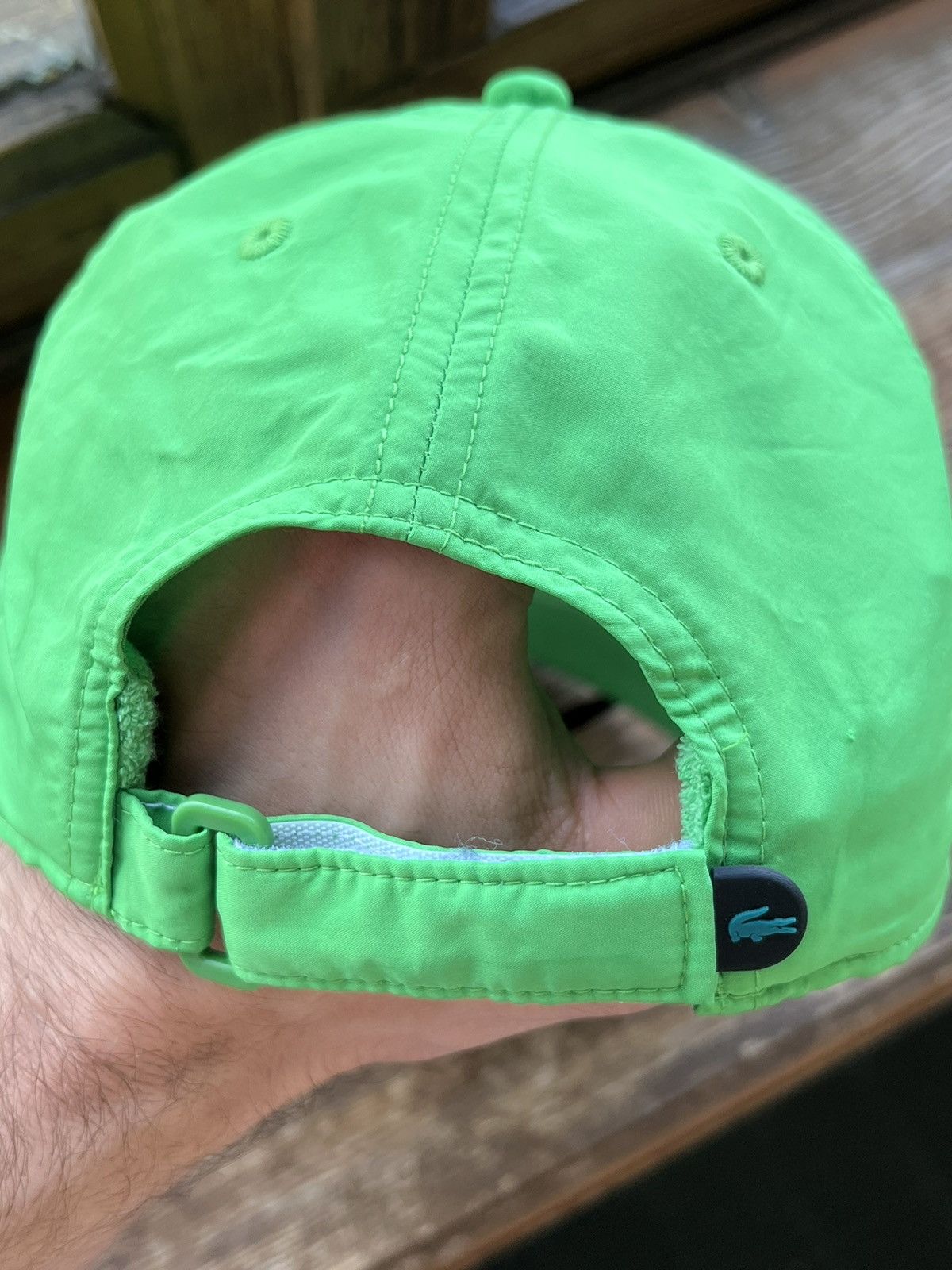 Lacoste Vintage Lacoste Sport Cap Hat Logo Nylon Size ONE SIZE - 11 Thumbnail