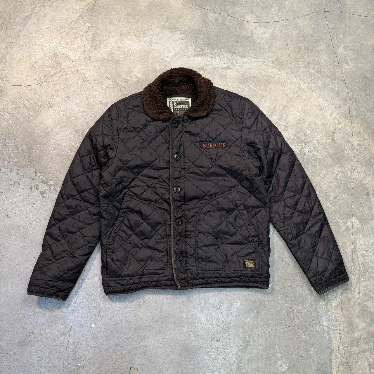 Other VINTAGE Surplus Seminary Wool Quilted Jacket Black Size US L / EU 52-54 / 3 - 1 Thumbnail
