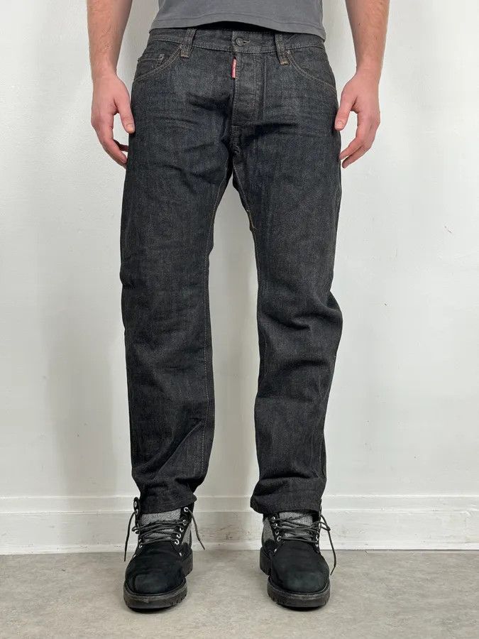 Dsquared2 SS2008 Dsquared2 Navy Brut Denim Jeans Size US 32 / EU 48 - 3 Thumbnail