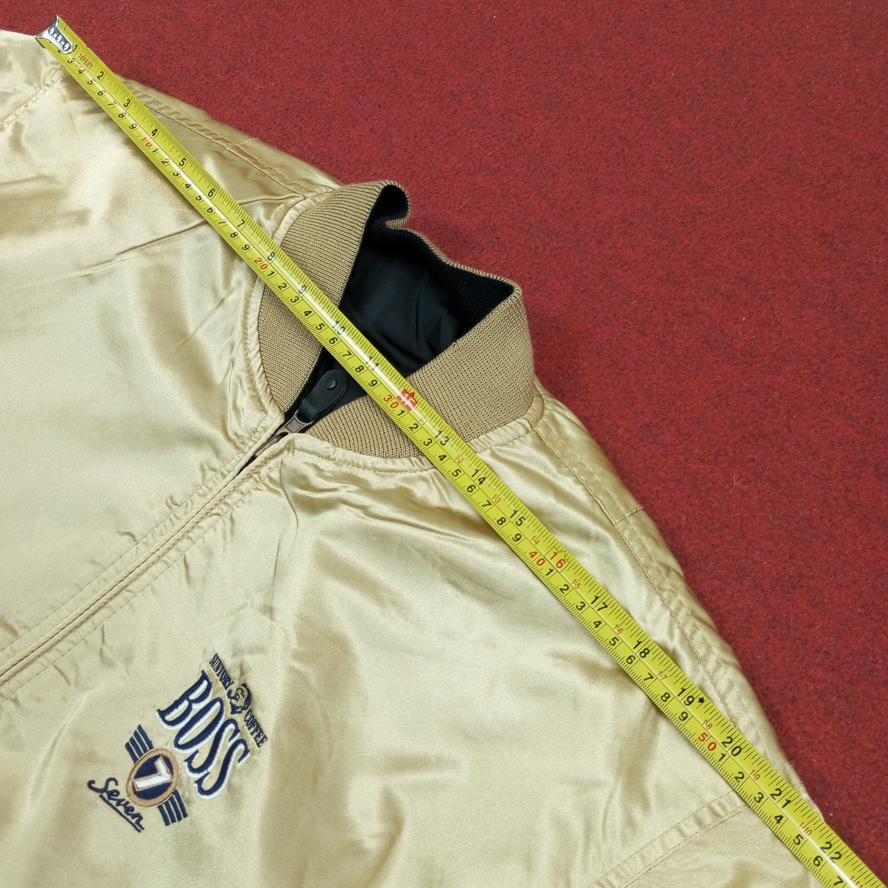Vintage Boss 7 Seven Suntory Coffee Reversible Jacket c236n13 Size US L / EU 52-54 / 3 - 9 Thumbnail