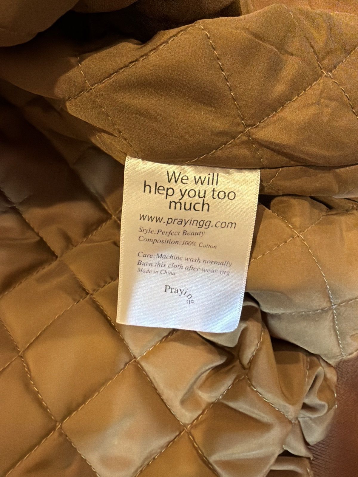 Praying Praying fur lined hood zip up work jacket small Size US S / EU 44-46 / 1 - 3 Thumbnail