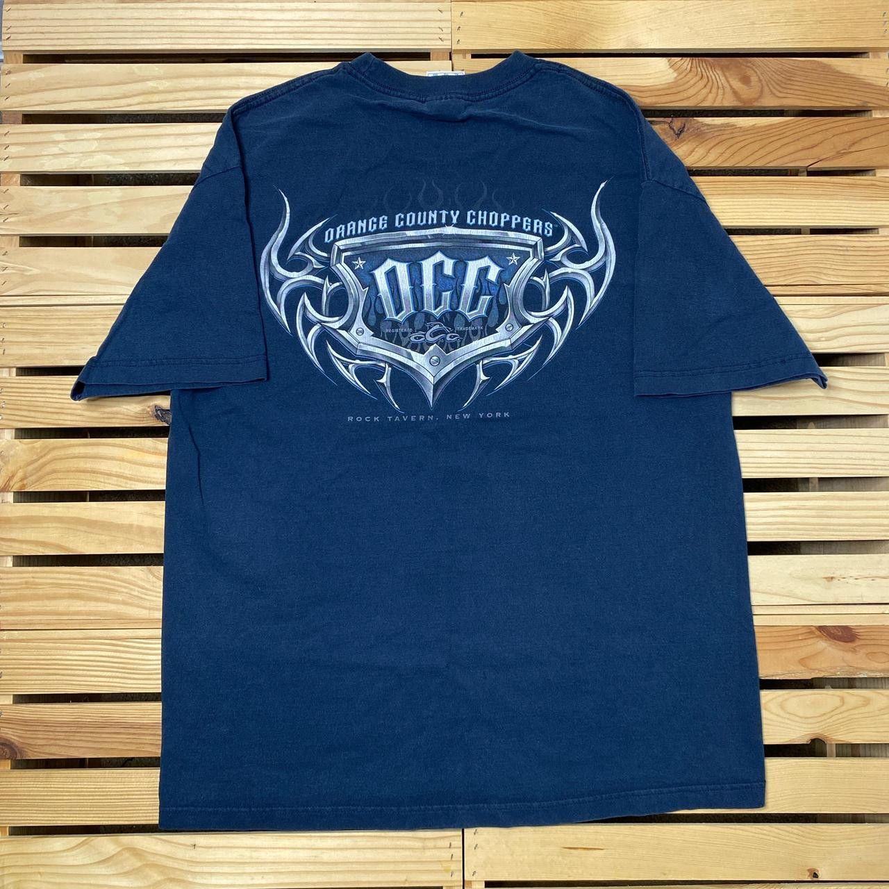 AAA Vintage OCC Orange County Choppers Blue Biker Tee Size XL Size US XL / EU 56 / 4 - 1 Thumbnail