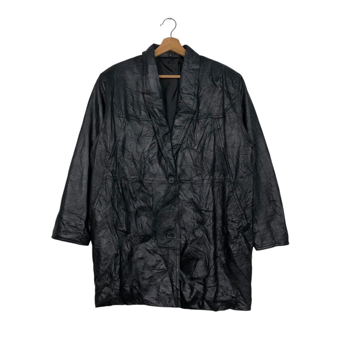 Japanese Brand 🔥VINTAGE BIKER LEATHER JACKET UNKNOWN BRAND ISSEY MIYAKE Size US M / EU 48-50 / 2 - 3 Thumbnail