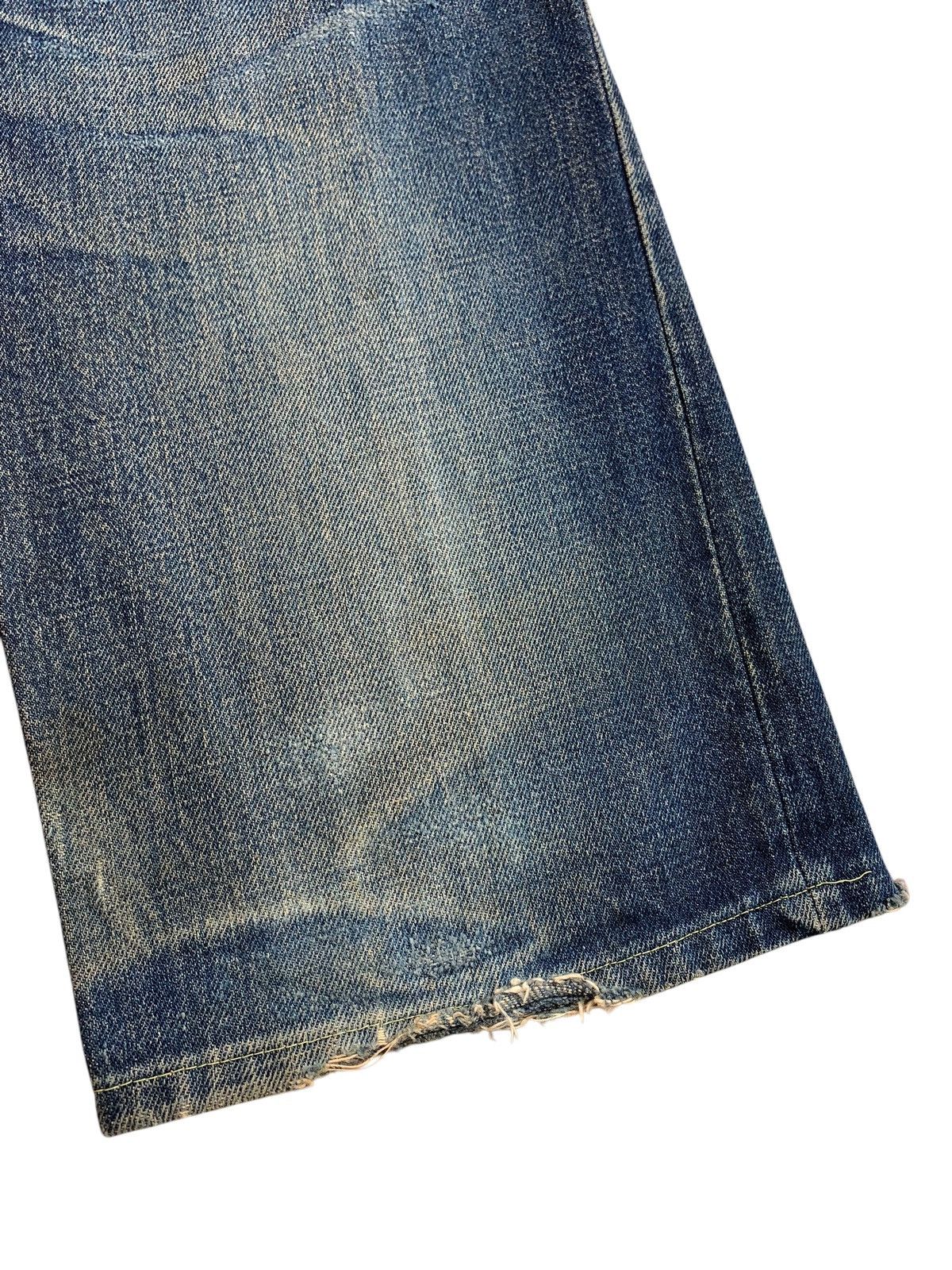 Levi's Vintage 90’s Levis 501XX Big E Thrashed Blue Denim Size US 30 / EU 46 - 23 Thumbnail