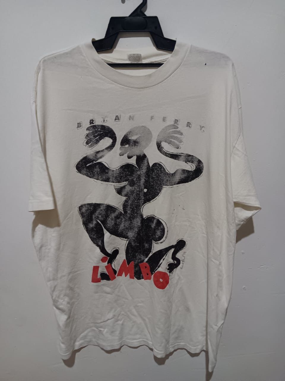 Band Tees VINTAGE BRYAN FERRY 1988 PROMO TOUR SHIRT Size US XXL / EU 58 / 5 - 1 Thumbnail
