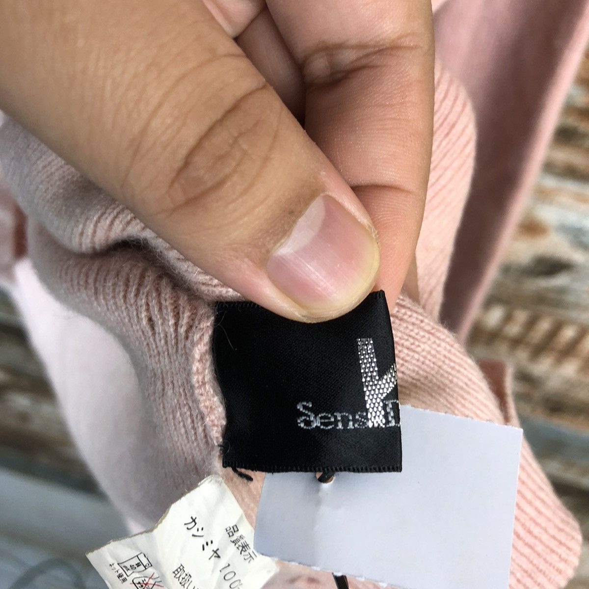 Homespun Knitwear × Japanese Brand Senk Ma Pink Knitwear #A1844 Size M / US 6-8 / IT 42-44 - 11 Thumbnail