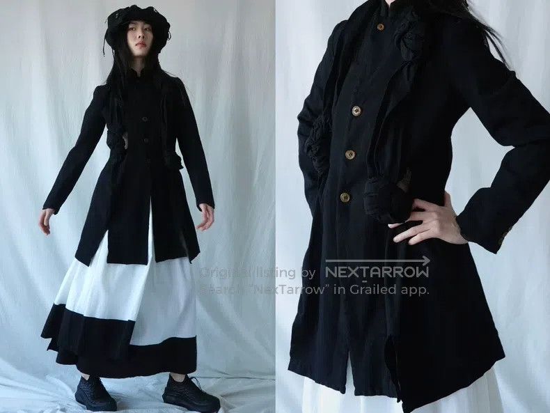 Comme des Garcons Comme Des Garcons Braided Knot Cutaway Fleece Jacket Size XS / US 0-2 / IT 36-38 - 2 Thumbnail
