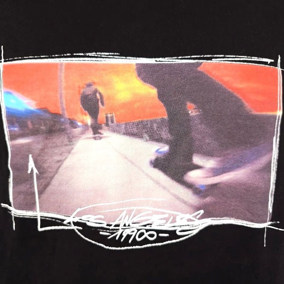 H&M VINTAGE Skateboarding T Shirt Mens Small Black H&M Graphic Tee Skater Los Angeles Mens 2010s Size US S / EU 44-46 / 1 - 3 Thumbnail