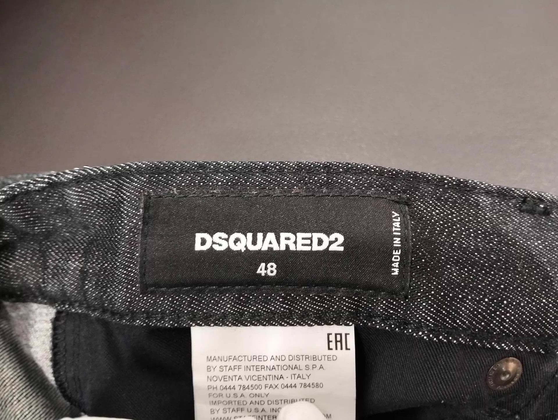 Dsquared2 D2 heavily beaded black jeans 48 Size US 32 / EU 48 - 5 Thumbnail