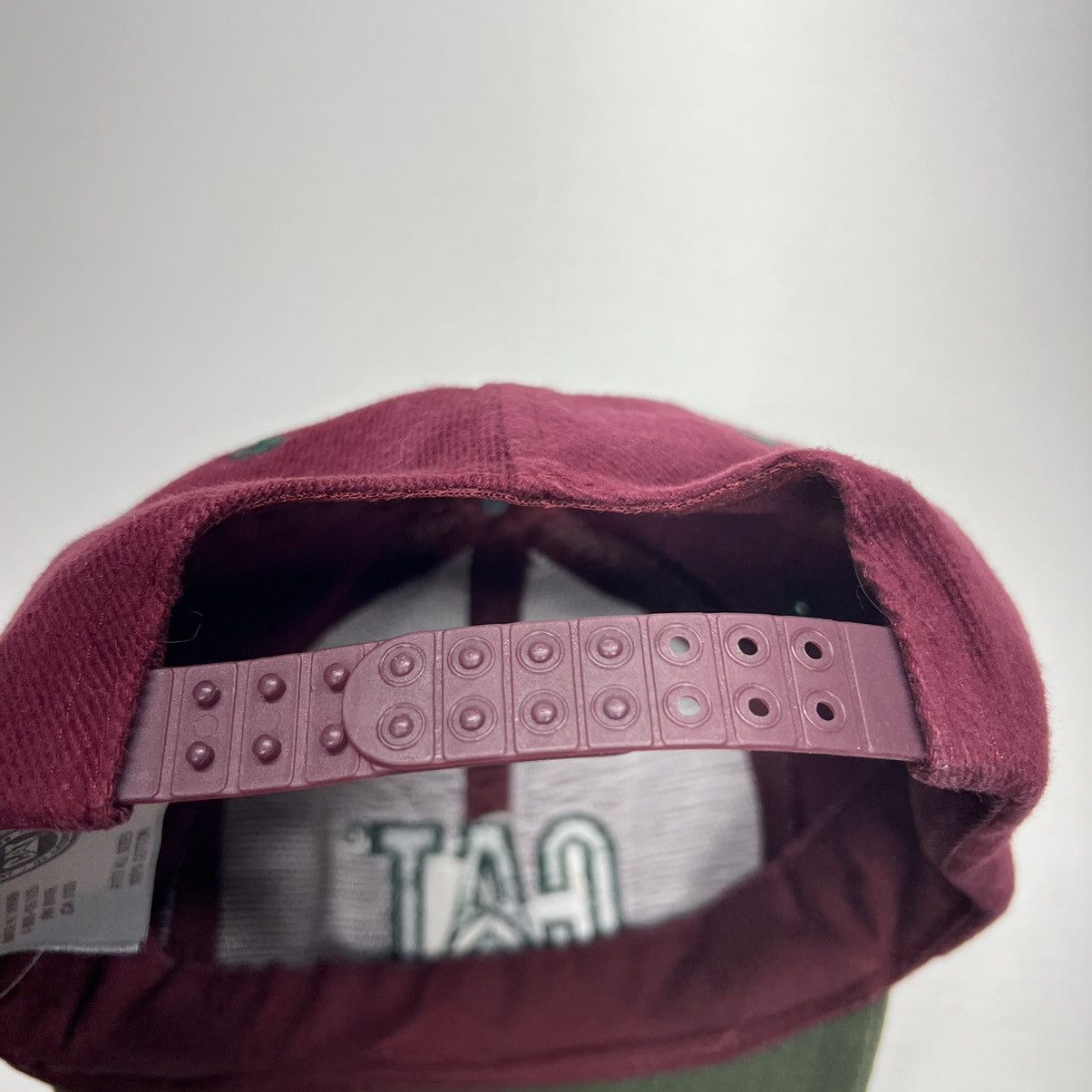 Caterpillar × Vintage Cat Caterpillar Hat Cap Red Green Snap Back Embroidered Size ONE SIZE - 14 Thumbnail