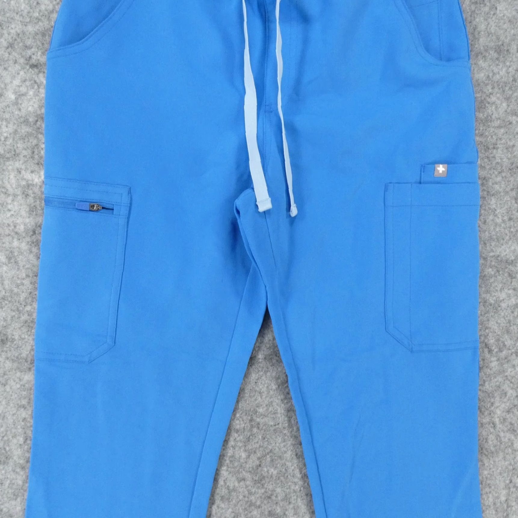 Vintage FIGS Scrub Pants Womens XS Blue Drawstring Size 26" / US 2 / IT 38 - 3 Thumbnail