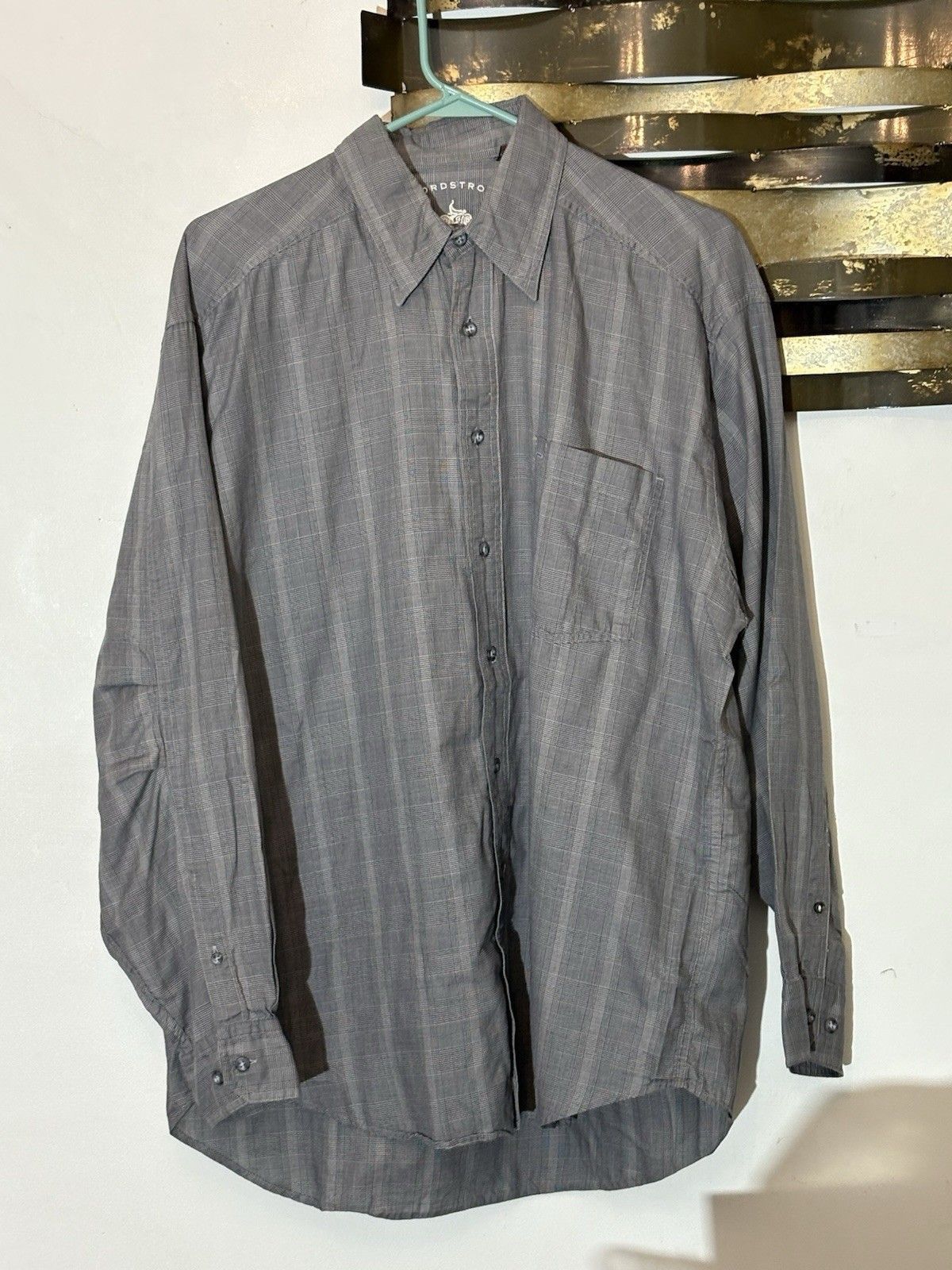 Nordstrom Nordstrom Shirt Mens Lg Natural Style Button Long Sleeve Size US L / EU 52-54 / 3 - 1 Thumbnail