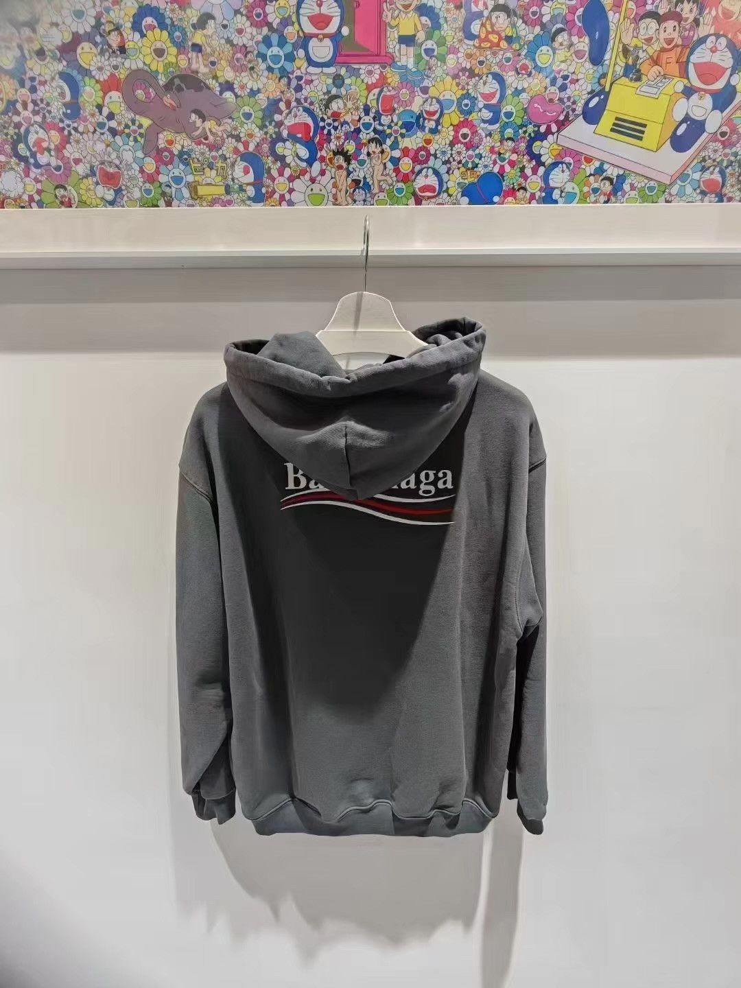 Balenciaga Balenciaga Cola Embroidered Hooded Sweatshirt Q15 Size US M / EU 48-50 / 2 - 2 Thumbnail