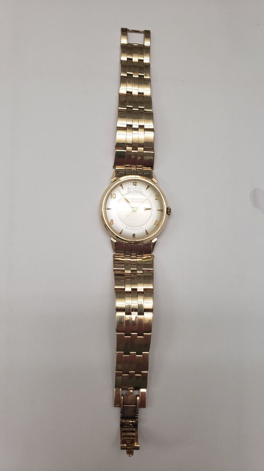 Bulova Antique Bulova 14k Gold Watch Bracelet Self winding,69gr Size ONE SIZE - 7 Thumbnail