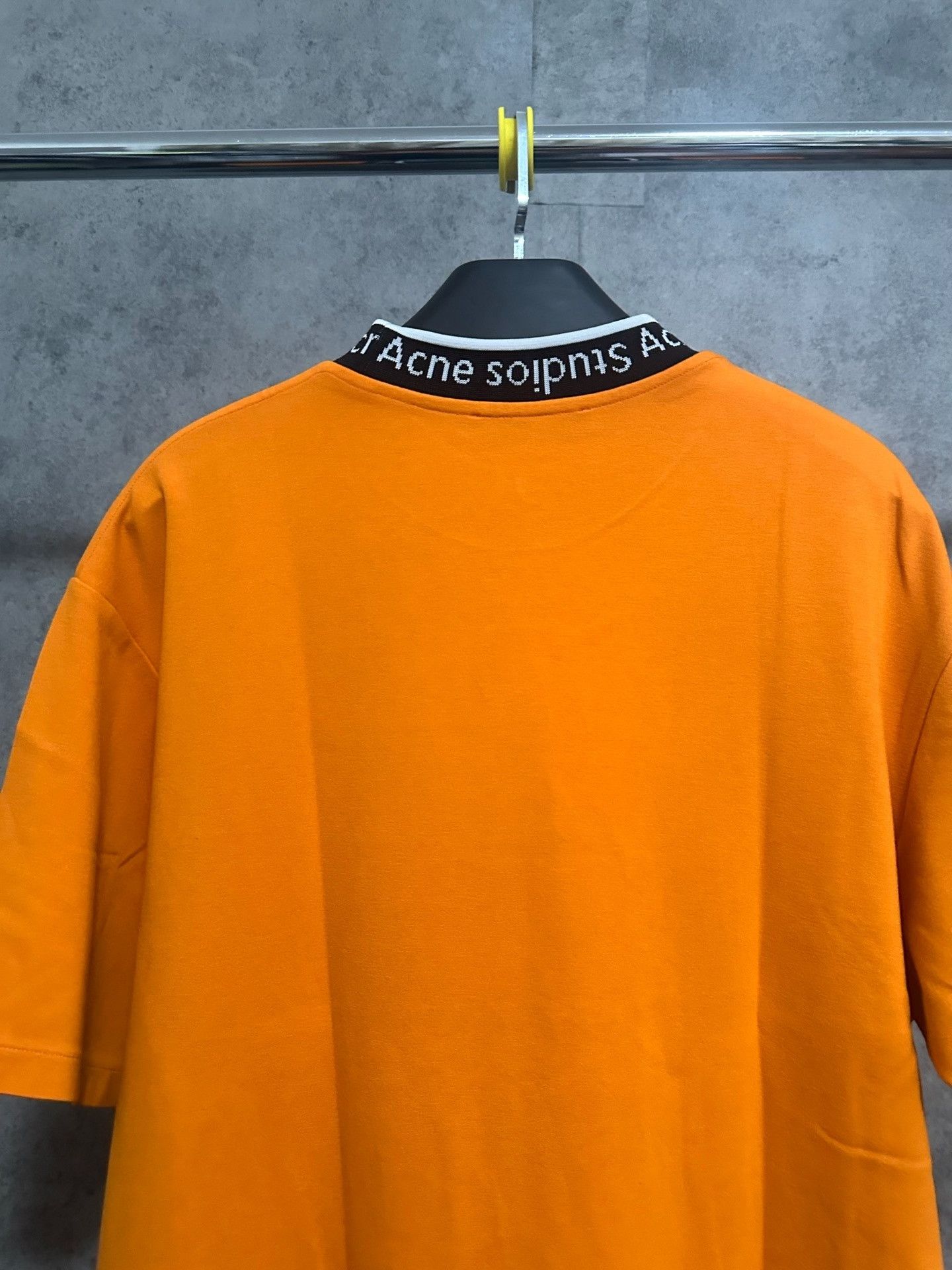Acne Studios Acne Studios Embroidered Logo Orange T-shirt Size US M / EU 48-50 / 2 - 5 Thumbnail