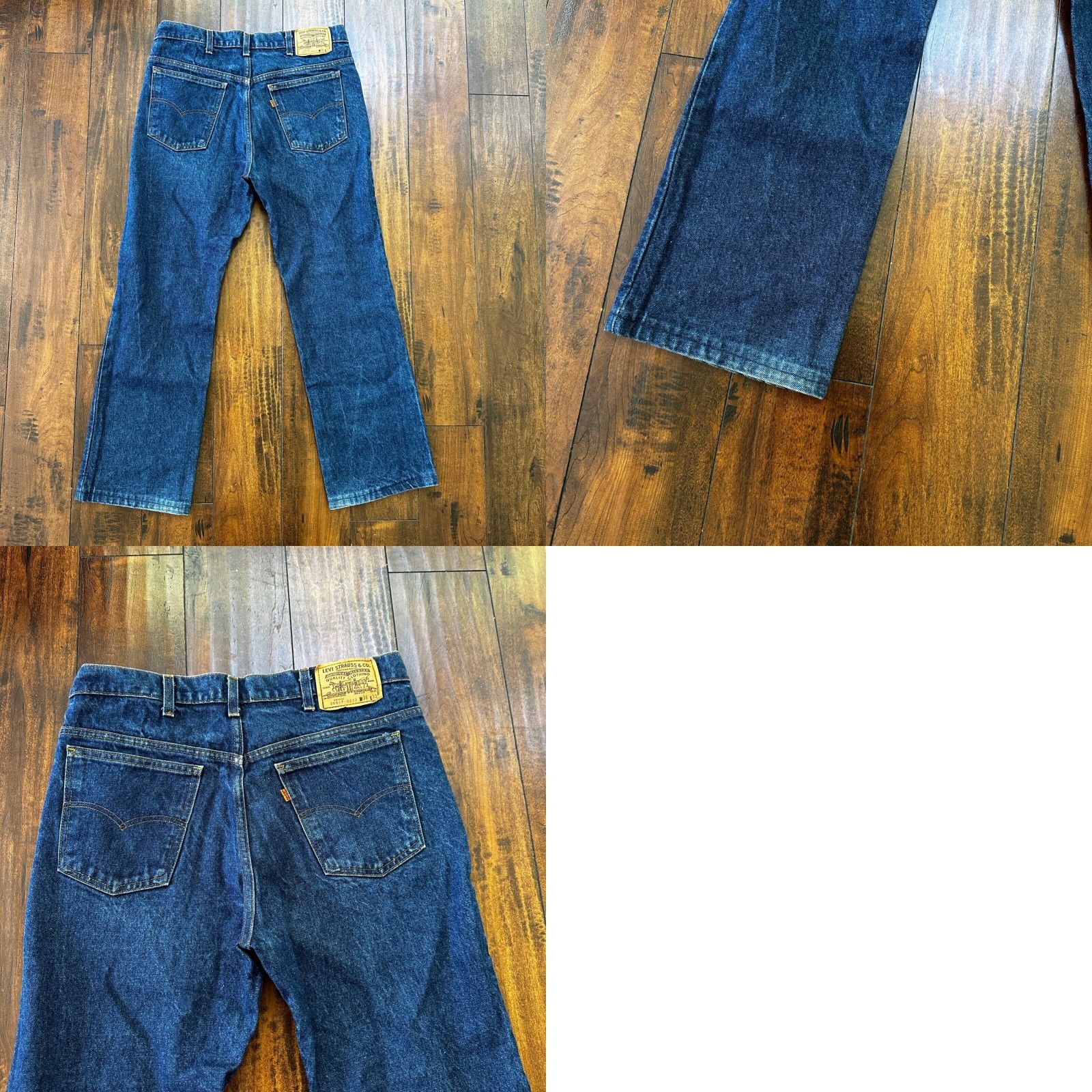 Levi's VINTAGE Levi's 517 Jeans Bootcut Mens 36x33 34x29 Blue Denim 80s USA Orange Tab Size US 36 / EU 52 - 10 Thumbnail