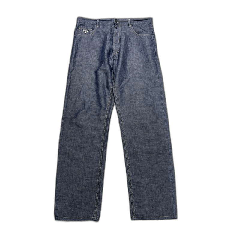 Prada Prada Linen Blend Casual Pants-yf Size US 34 / EU 50 - 1 Thumbnail
