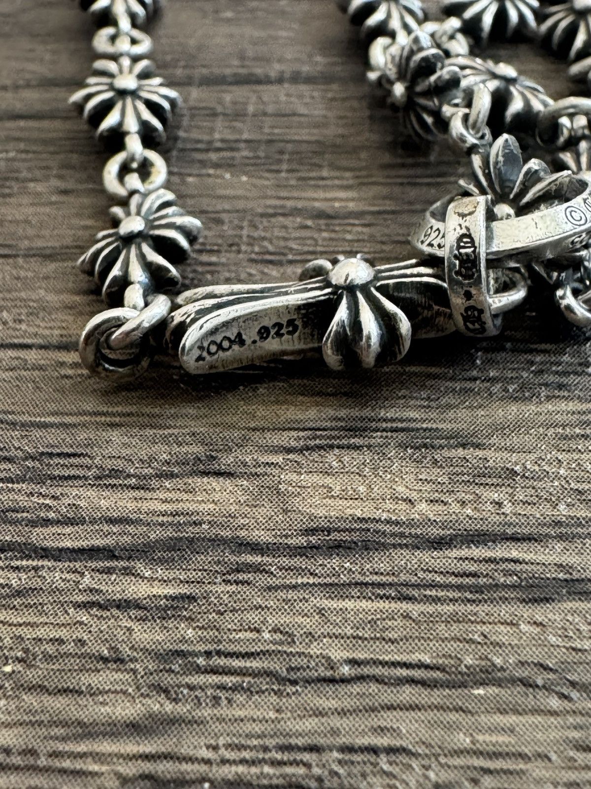 Chrome Hearts Chrome hearts tiny E rosary choke chain Size ONE SIZE - 4 Thumbnail