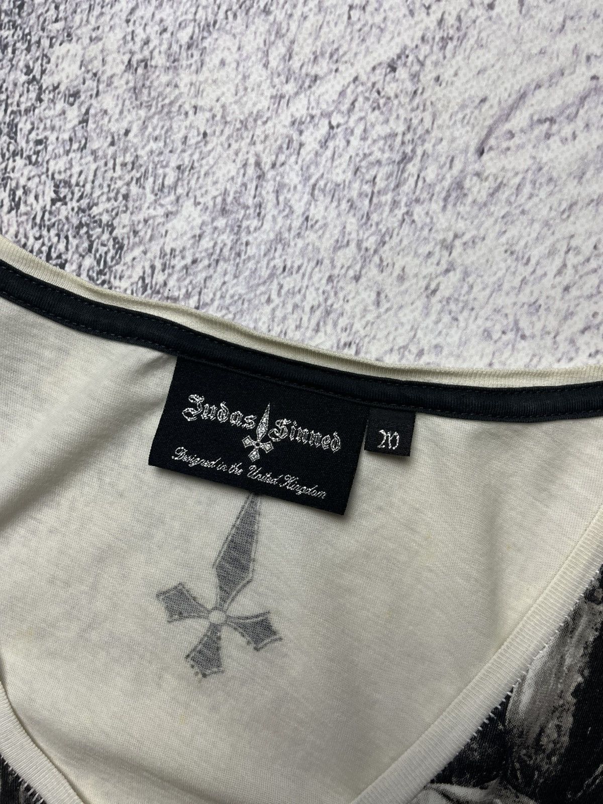 Vintage Vintage Judas Sinned Affliction Style Skeletons Streetwear Size US M / EU 48-50 / 2 - 10 Thumbnail