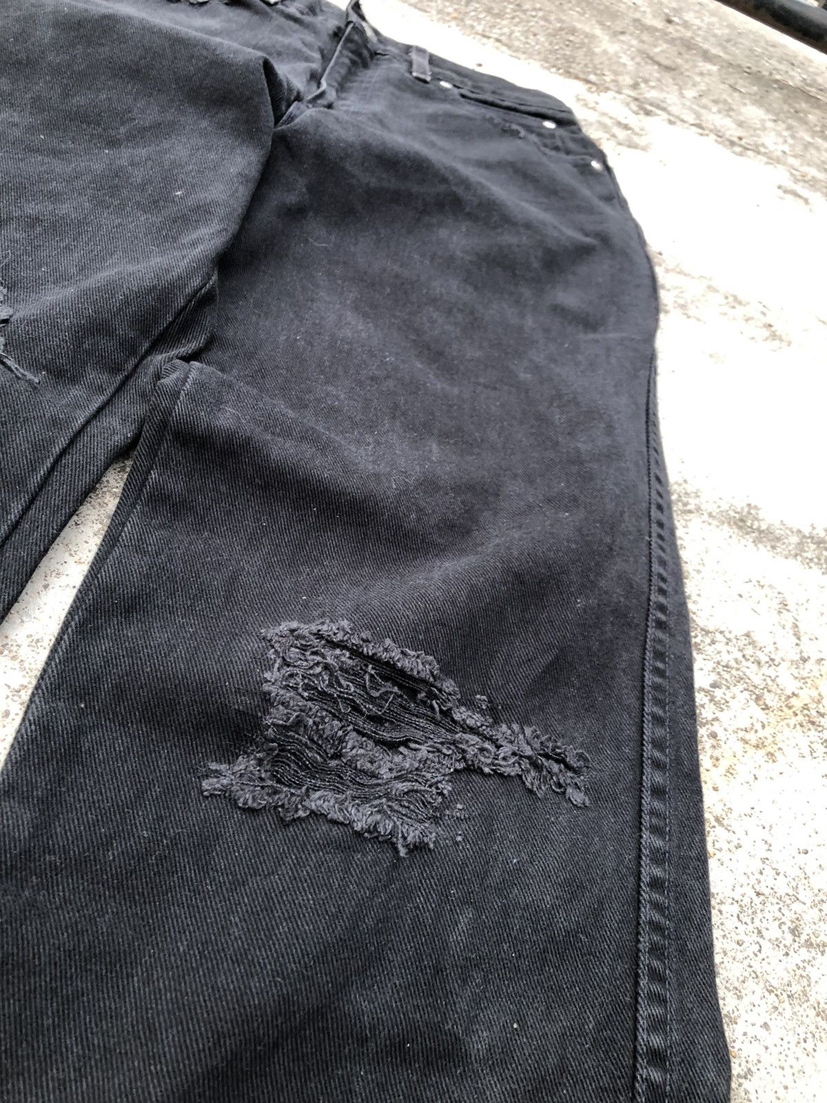 Harley Davidson VINTAGE HARLEY DAVIDSON DISTRESSED DENIM Size US 29 - 2 Thumbnail