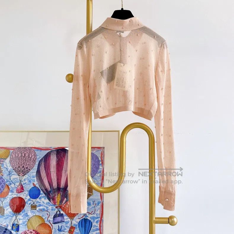 Fendi Fendi Women's Beige Cardigan Size S / US 4 / IT 40 - 3 Thumbnail
