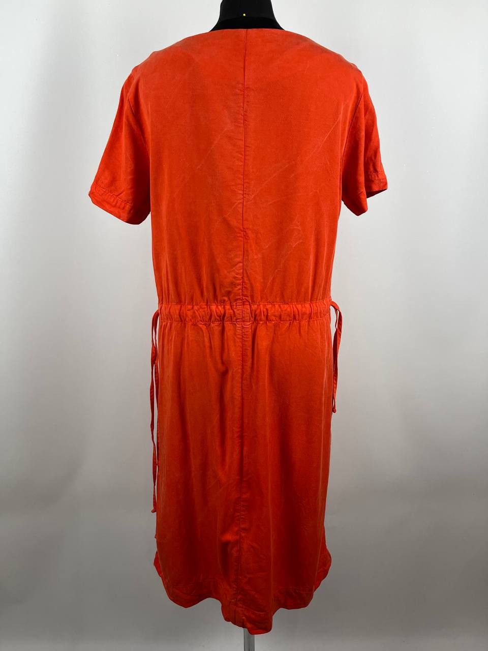 Other TOAST Orange 100% Lyocell Tie Waist Dress Size UK 12 Medium Size M / US 6-8 / IT 42-44 - 3 Thumbnail
