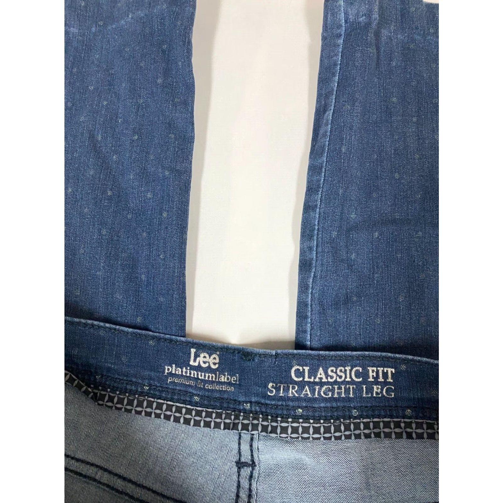 Lee Lee Womens Jeans 30x26 Blue Platinum Label Straight Classic Fit Denim Cotton Jeans Zip Pockets Regular Inseam 26in 30in Lee Classic Fit Women's Boyd? Size 30" / US 8 / IT 44 - 2 Thumbnail