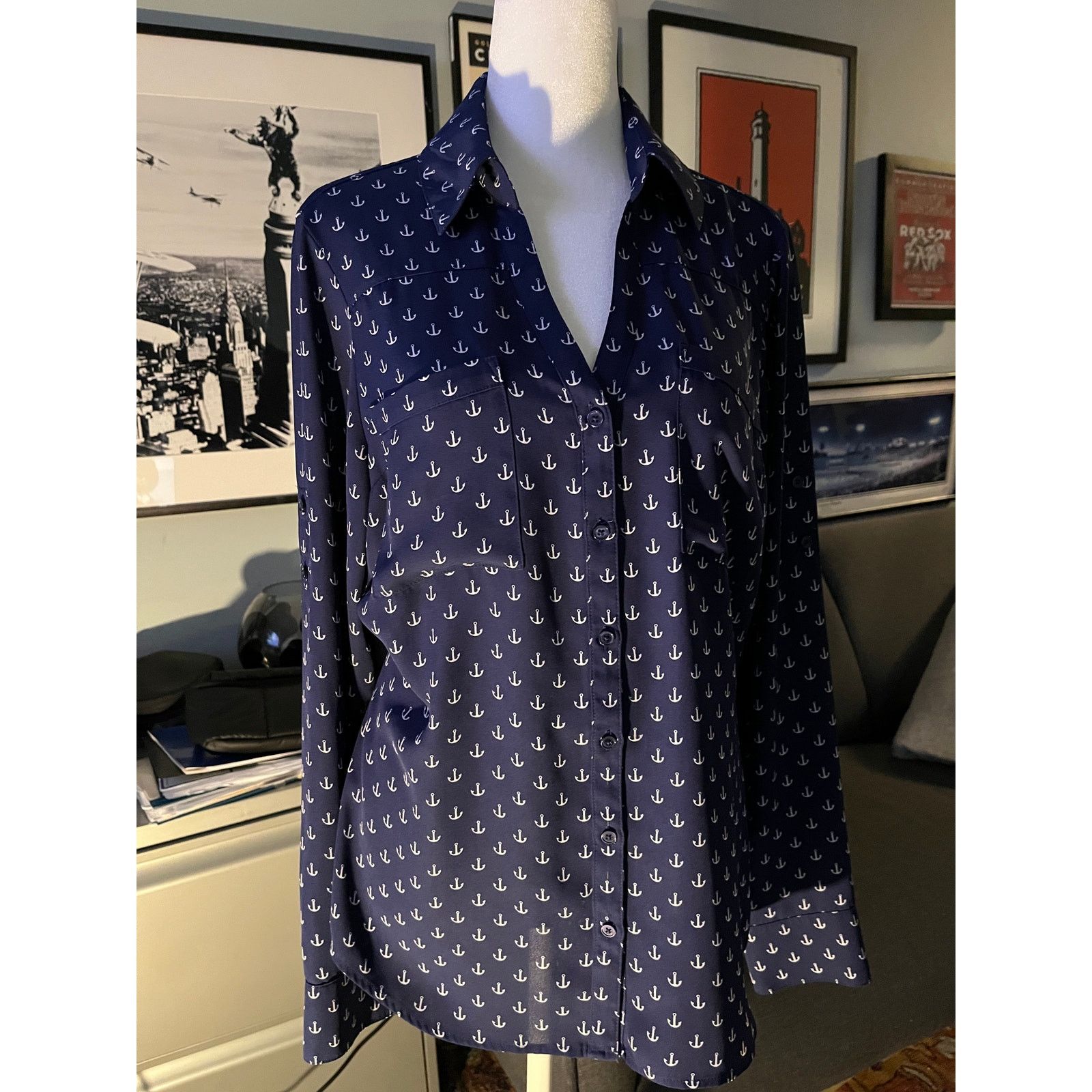Express VINTAGE- EXPRESS BUTTON SHIRT Size M / US 6-8 / IT 42-44 - 1 Preview
