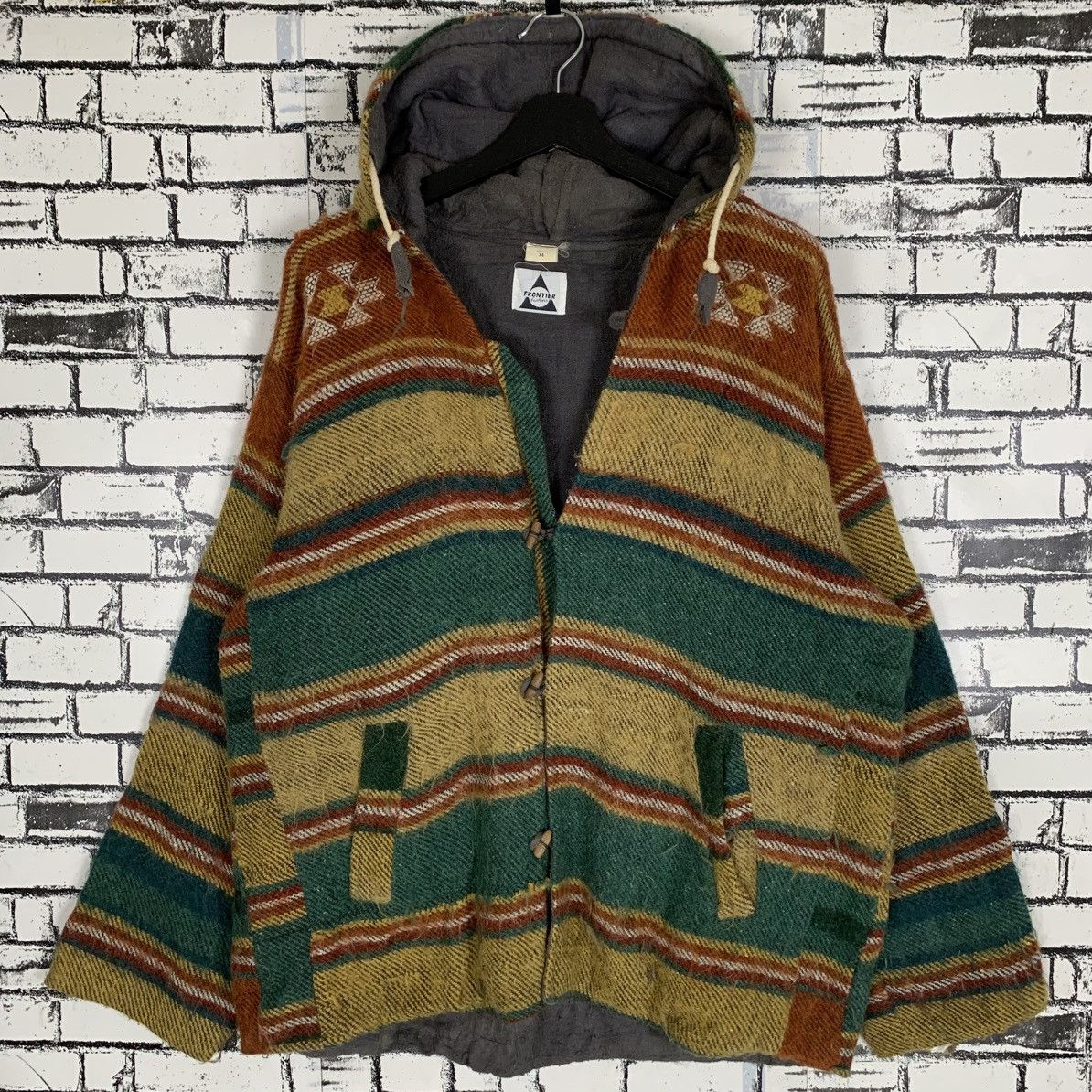 Native × Vintage Vintage Frontier Aztec Navajo Jacket Size US M / EU 48-50 / 2 - 1 Thumbnail
