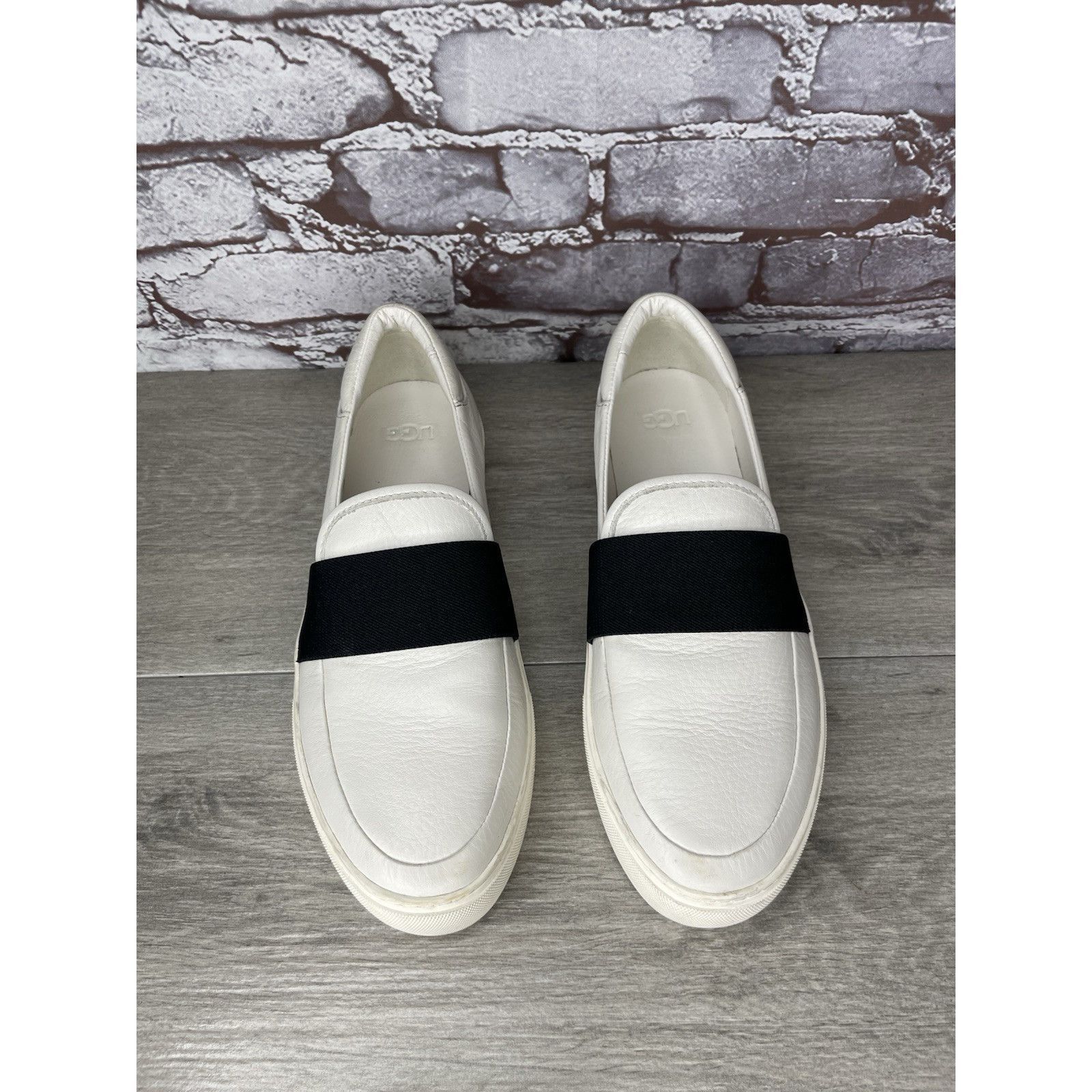 Ugg UGG Chayze White Leather Slip On Sneakers Casual Platform Sh Size US 9 / IT 39 - 2 Thumbnail
