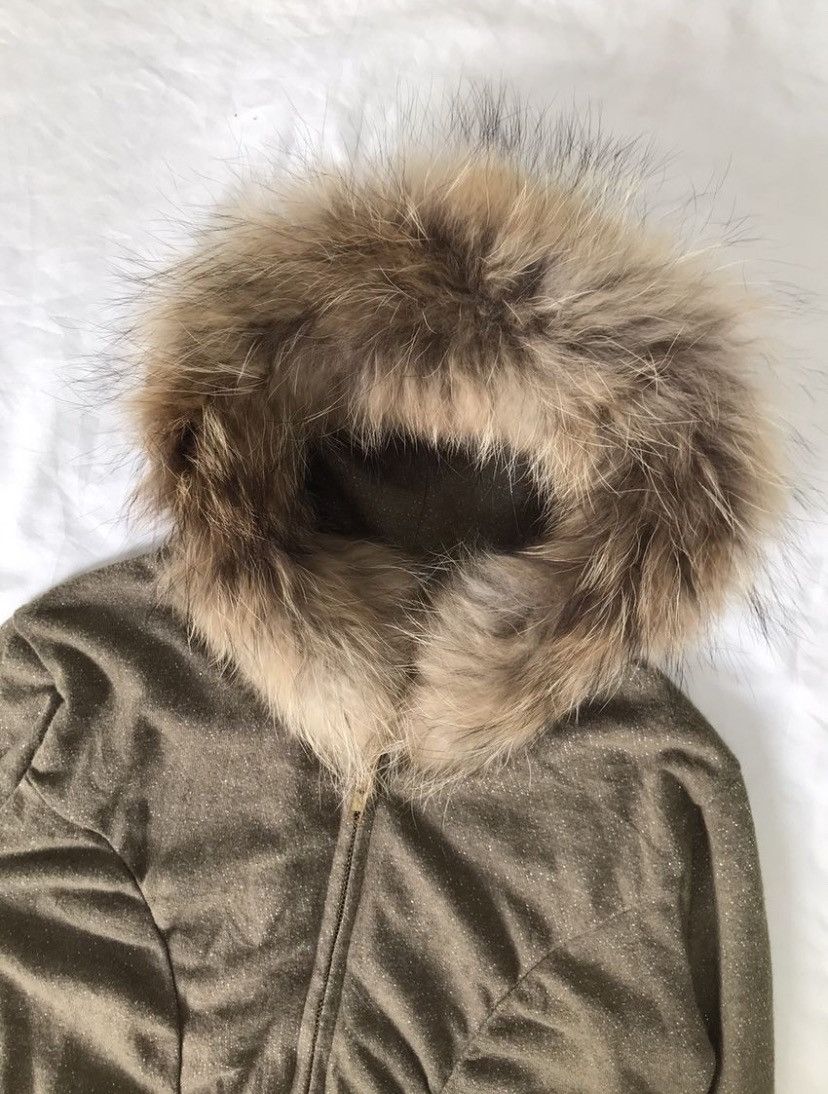 Japanese Brand Glitter LGB If Six Was Nine Style Fur Hoodie Jacket Size M / US 6-8 / IT 42-44 - 4 Thumbnail