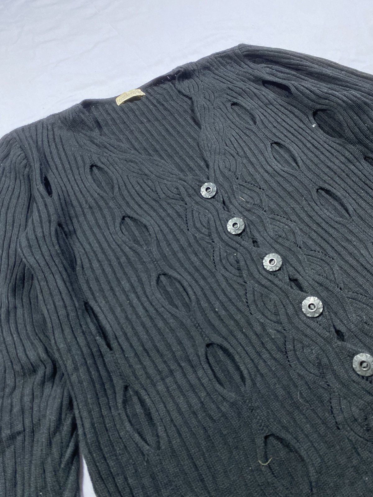 Beauty Beast × Hysteric Glamour × Japanese Brand Japanese Brand Distressed Costa Nostra Knitwear Cobain Style Size US M / EU 48-50 / 2 - 5 Thumbnail