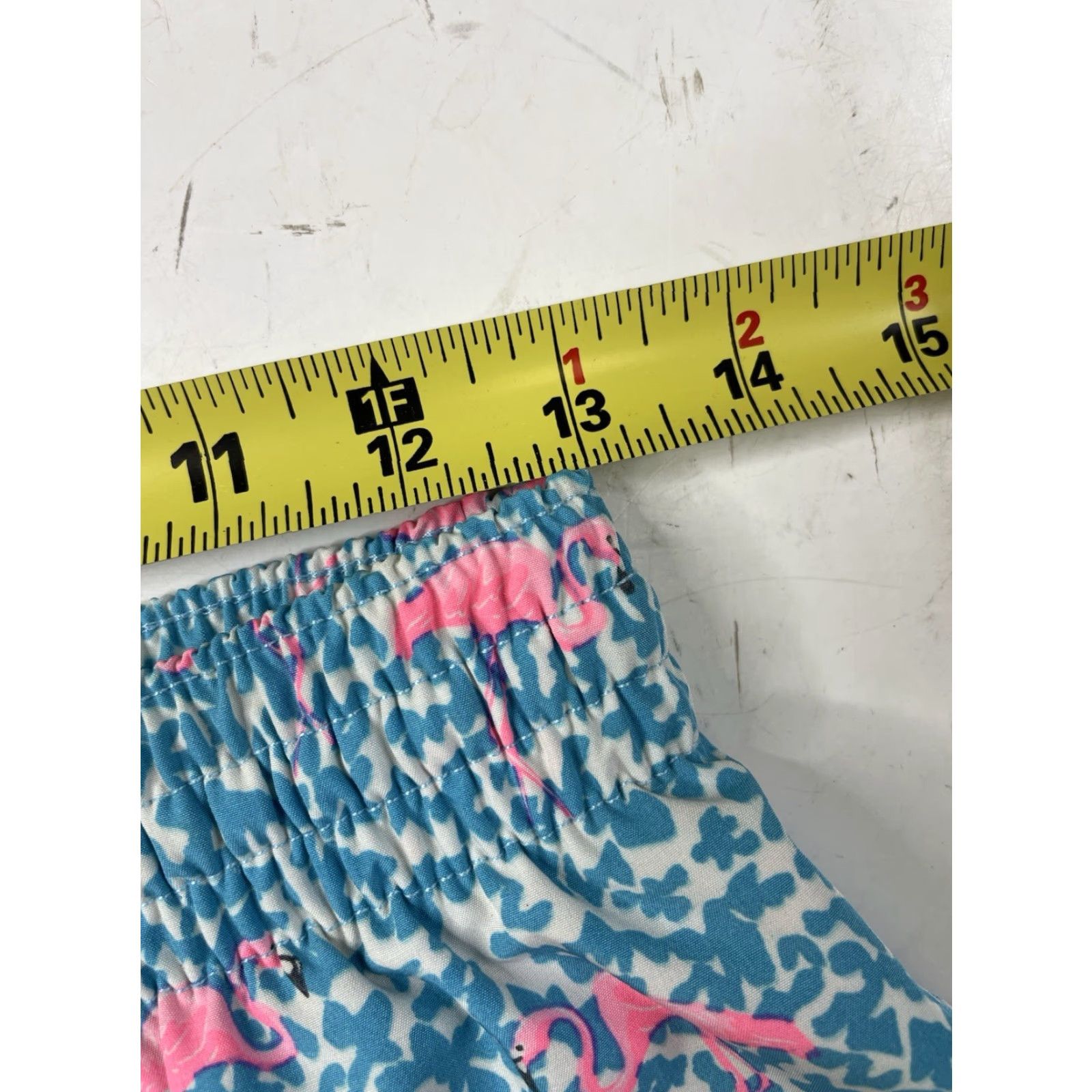 Chubbies Chubbies Shortie Swim Trunks S 5.5” Flamingos Blue Mens Classic Nautical Style Bottoms Size US 29 - 3 Thumbnail