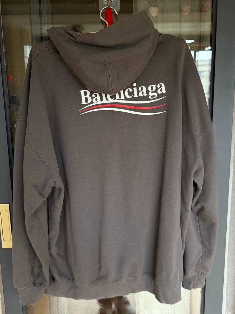 Balenciaga Balenciaga FW22 Logo Printed Letter Casual Long Sleeve Hood Size US M / EU 48-50 / 2 - 2 Thumbnail