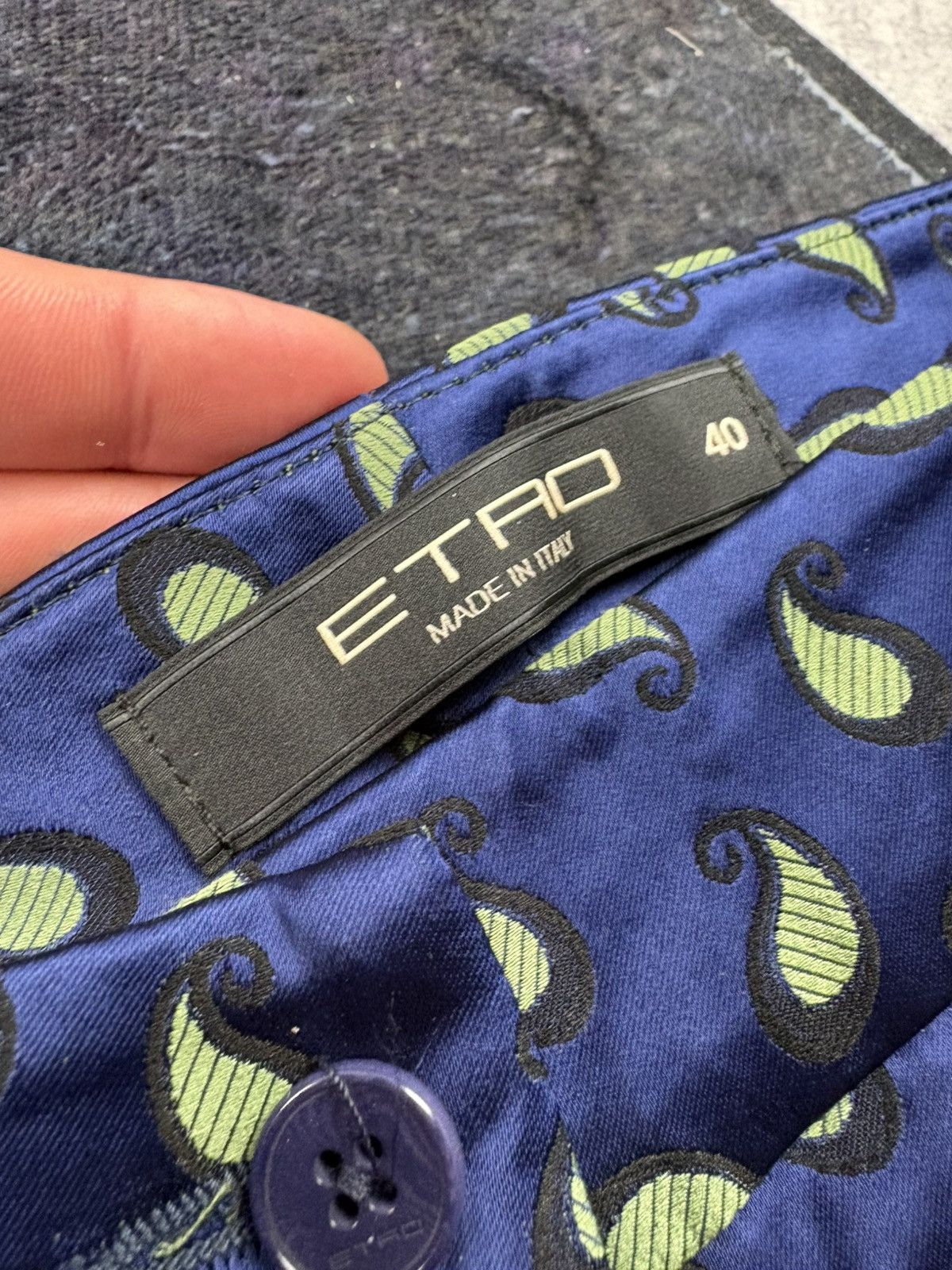 Etro ETRO Vintage Monogram Casual Streetwear Luxury Pants Hype Size 27" / US 4 / IT 40 - 6 Thumbnail