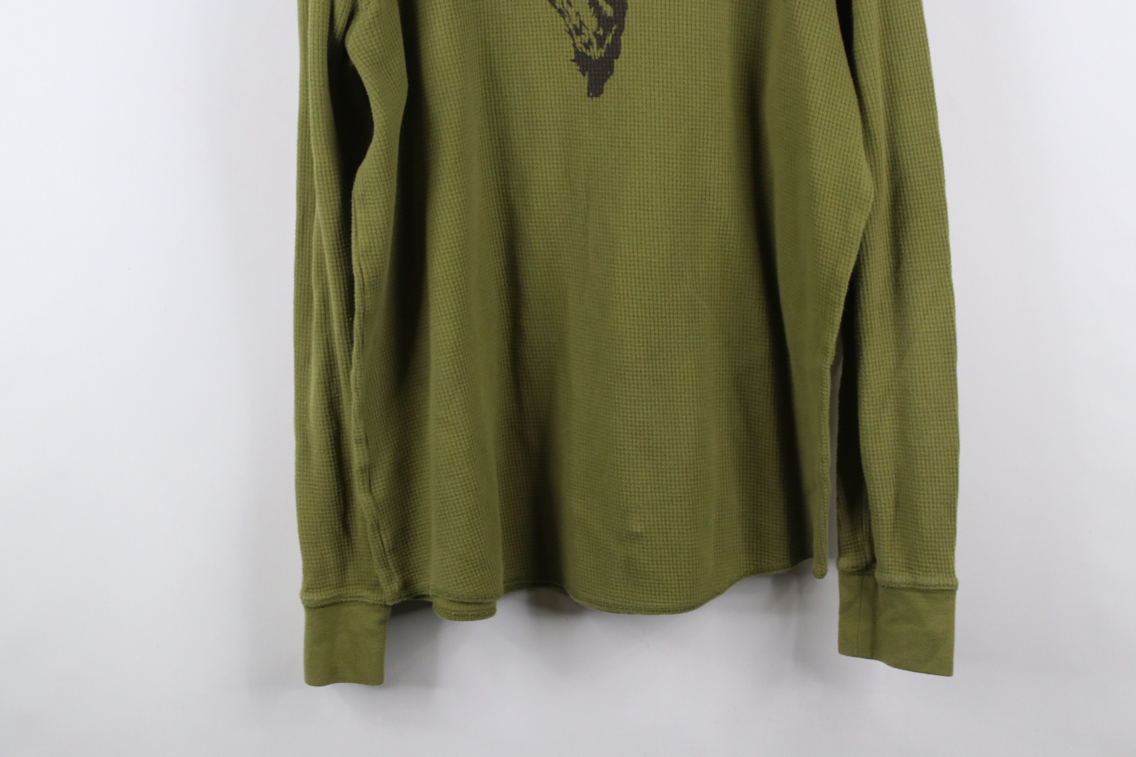 Eddie Bauer × Vintage Vintage Y2K Eddie Bauer Waffle Knit Long Sleeve T-Shirt Size US L / EU 52-54 / 3 - 12 Thumbnail