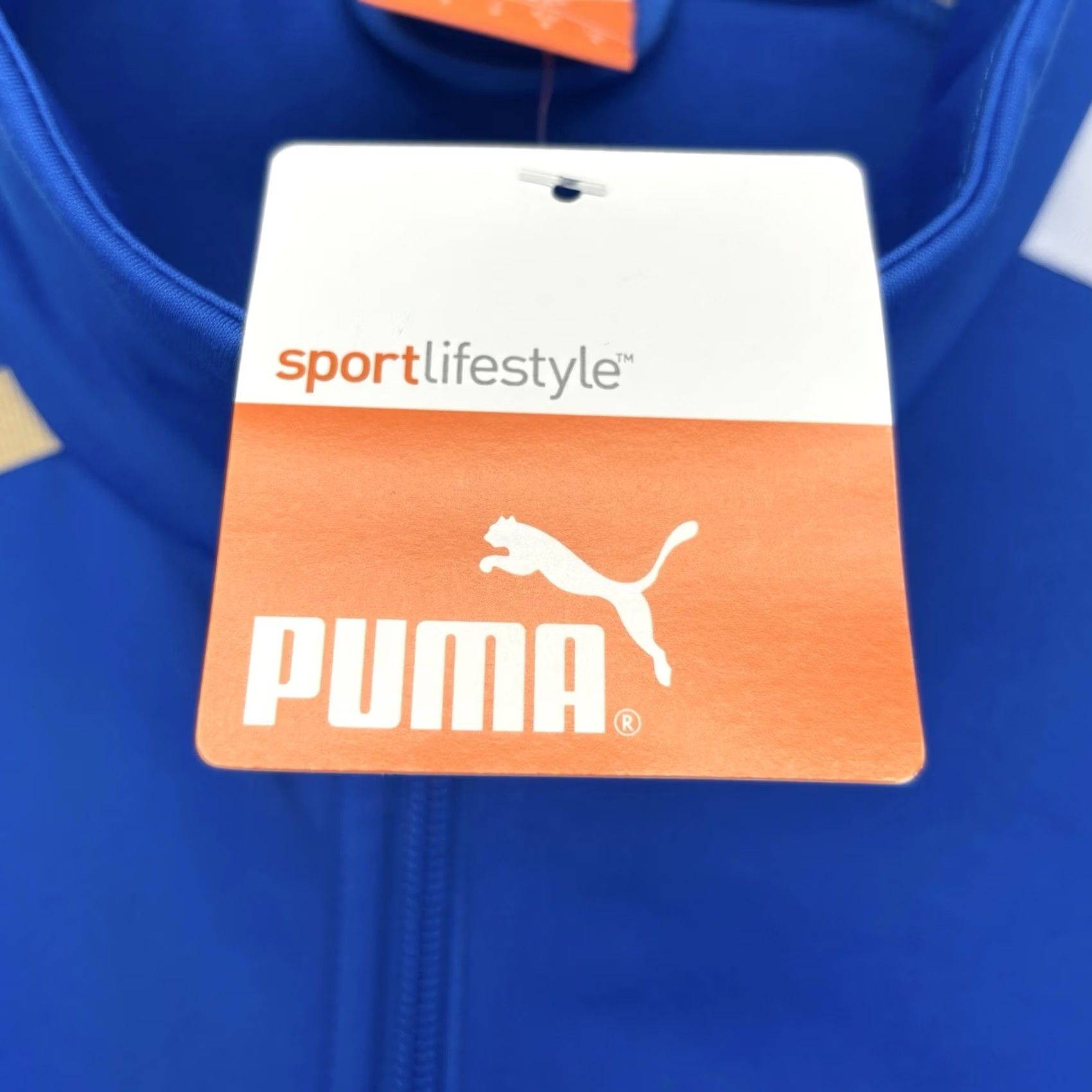 Puma PUMA Track Jacket Small Mens Esito Royal Blue White Zip Up BNWT Size US S / EU 44-46 / 1 - 4 Thumbnail