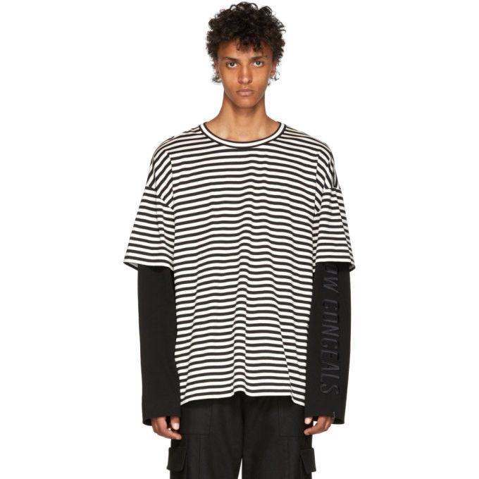 [Juun.J] Stew striped overfit long sleeve /追跡付 J Jason Wu City Knit Long Sleeve Drape Top Black | eBay