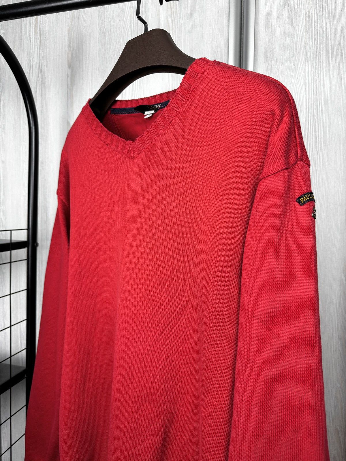 Paul & Shark Paul & Shark vintage heavy knit cotton red sweater jumper XL Size US XL / EU 56 / 4 - 1 Thumbnail