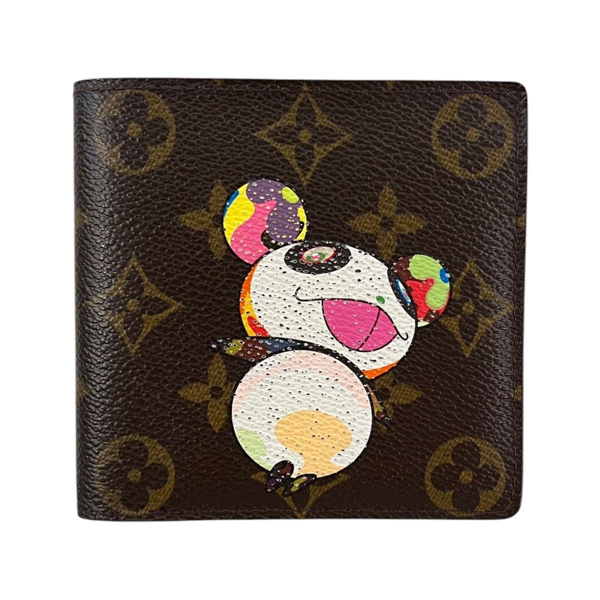 Louis Vuitton × Takashi Murakami Louis Vuitton Panda Monogram Marco Wallet Size ONE SIZE - 1 Thumbnail