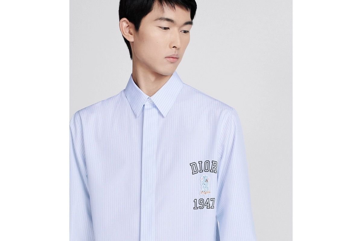 Dior o1bcso1str0226 Bobby Shirt in Blue Size US XL / EU 56 / 4 - 7 Thumbnail