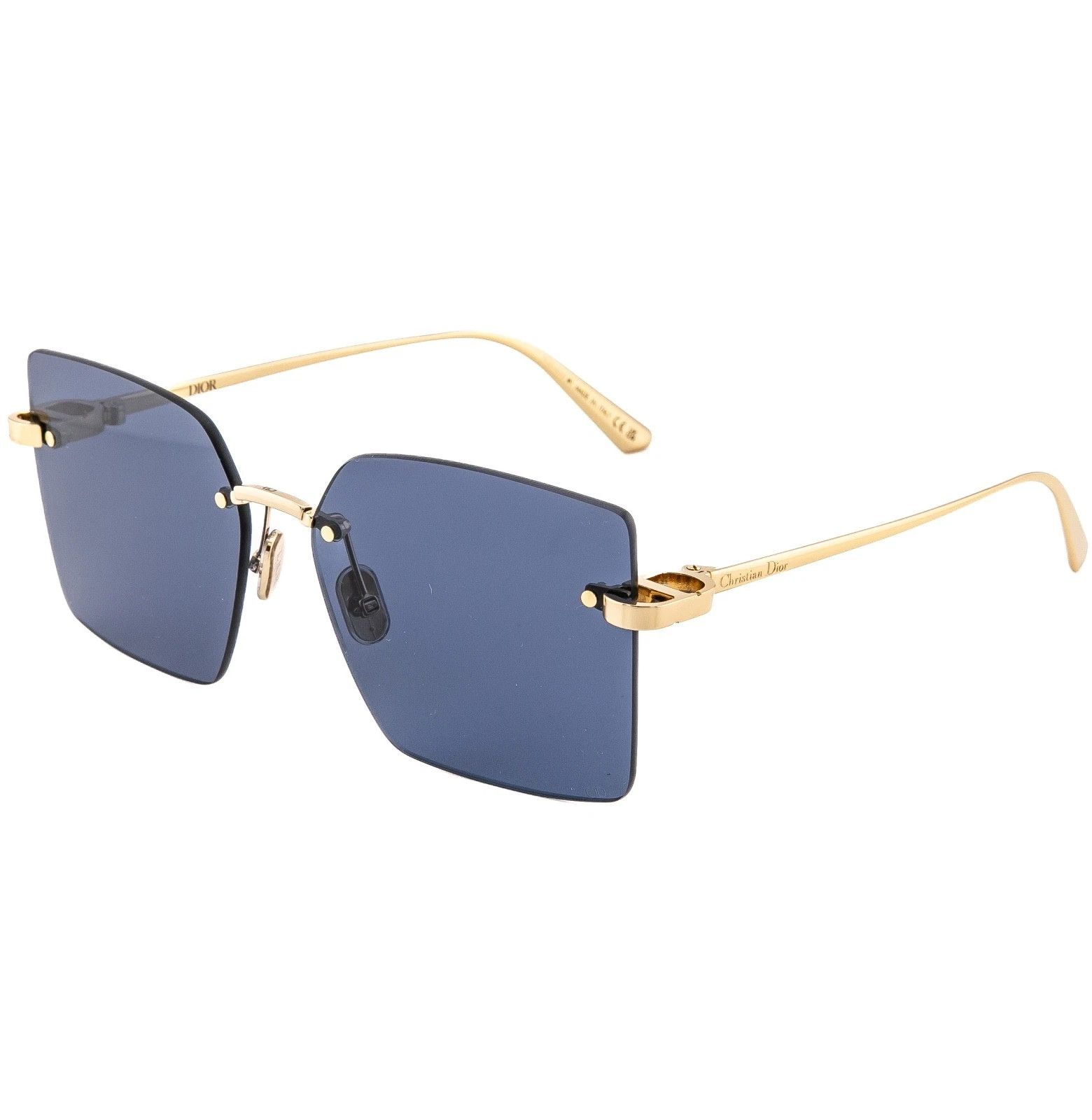 Christian Dior Monsieur CHRISTIAN DIOR CDIOR Gold S3U Rimless Sunglasses CD40195U Size ONE SIZE - 3 Thumbnail
